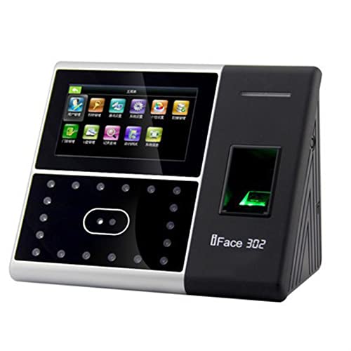 Zeituhren für Mitarbeiter kleiner Unternehmen, IFACE302. Gesichtsfingerprint W-LAN Netzbetreuungsmaschine Zugangskontrolle All-in-One-Maschinenstempel in der Uhr for Mitarbeiter für Büros, Fabriken, H von JOXLOVER