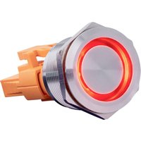 BUTTON22B-L-RD BUTTON22B-L-RD Tastschalter 250 v/ac 7 a 1 x Ein/(Aus) rastend Rot (ø x h) 25 - Joy-it von JOY-IT