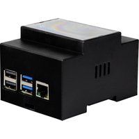 Joy-it DIN-Rail-Halterung Passend für (Entwicklungskits): Raspberry Pi® 4 zur Hutschienenmontage Sc von JOY-IT