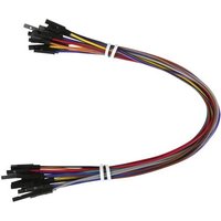 Joy-it RB-CB3-025 Jumper-Kabel Raspberry Pi, Banana Pi, Arduino [20x Drahtbrücken-Buchse - 20x Drah Joy-it RB-CB3-025 Jumper-Kabel Raspberry Pi, Banana Pi, Arduino [20x Drahtbrücken-Buchse - 20x Drah von JOY-IT