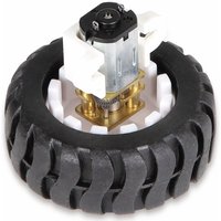 Mini Metallgetriebemotor mit Rad und Halter - Joy-it Mini Metallgetriebemotor mit Rad und Halter - Joy-it von JOY-IT