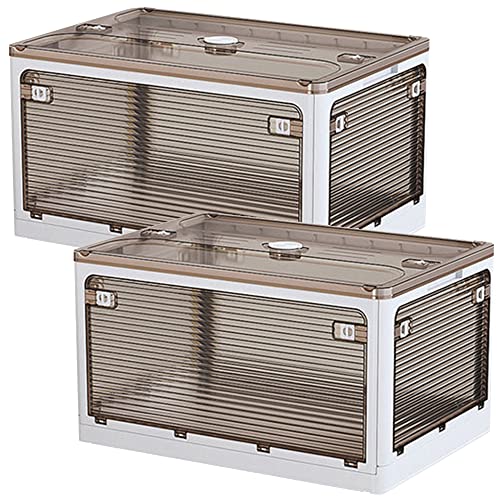 JOYBOS 2er Set 170 Liter (85x2) Faltbare Aufbewahrungsbox aus Kunststoff von JOYBOS