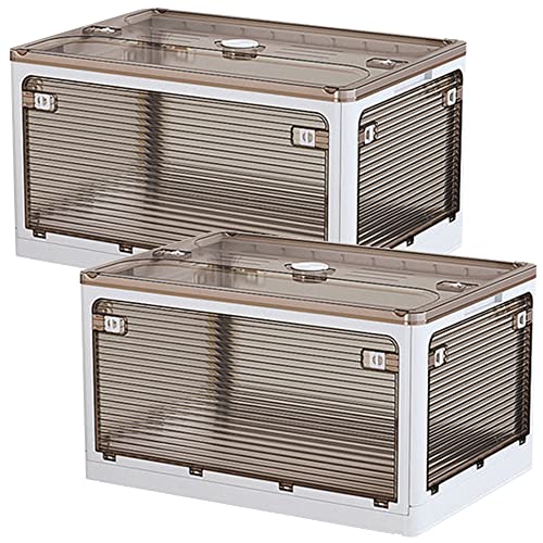 JOYBOS 2er Set 110 Liter (55x2) Faltbare Aufbewahrungsbox aus Kunststoff von JOYBOS