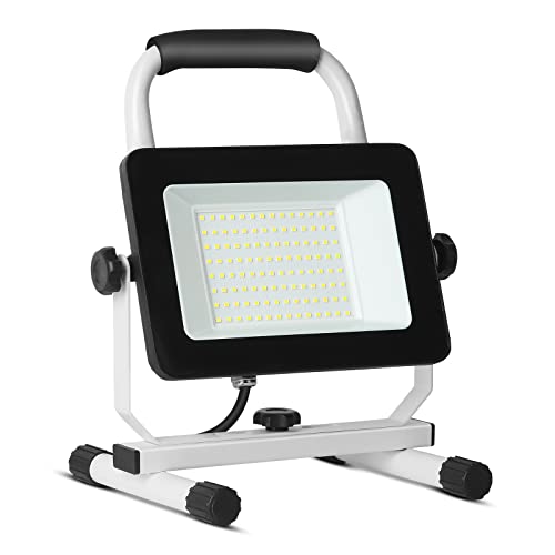 JOYDEER 60W 6000 Lumen LED Baustrahler Arbeitsleuchte im Freien, Wasserdichtes Arbeitsscheinwerfer mit Dimmbare Schalter,Werkstatt Arbeitslicht mit Netzkabel für Garage Auto, Außenbeleuchtung JOYDEER 60W 6000 Lumen LED Baustrahler Arbeitsleuchte im Freien, Wasserdichtes Arbeitsscheinwerfer mit Dimmbare Schalter,Werkstatt Arbeitslicht mit Netzkabel für Garage Auto, Außenbeleuchtung von JOYDEER