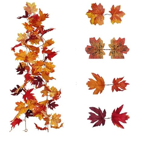 1.75M Silk Artificial Maple Hanging Leaf kreative Girlande Halloween Harvest Festival Thanksgiving Hausgarten Dekor Herbst Favor-1.75MB Stil 1.75M Silk Artificial Maple Hanging Leaf kreative Girlande Halloween Harvest Festival Thanksgiving Hausgarten Dekor Herbst Favor-1.75MB Stil von JOYDREAMDESIGN