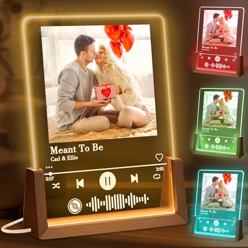JOYENDER Spotify Personalisierte Lampe mit Foto, Bedeutungsvolles Geschenk für Freund Freundin Geschenk für Ihn und Sie, Acryl Bilderrahmen Geburtstag Advent Weihnachten Geschenk für Paar Valentinstag JOYENDER Spotify Personalisierte Lampe mit Foto, Bedeutungsvolles Geschenk für Freund Freundin Geschenk für Ihn und Sie, Acryl Bilderrahmen Geburtstag Advent Weihnachten Geschenk für Paar Valentinstag von JOYENDER