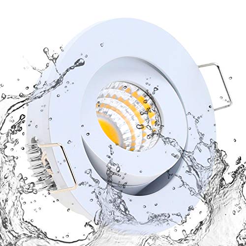 10pcs IP65 Wasserdicht 3 * 1W Innenbeleuchtung Stück hohe Qualität Schrank Beleuchtung COB Mini LED Spot Lights (White, 3000K) von JOYINLED