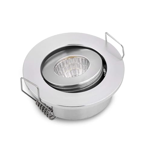 nicht dimmbar 1PCS Cold White Small 3 W COB LED Recessed Ceiling Light, schwenkbare Mini-Strahler, Lochgröße 40-45 mm, 6000K silberne Farbe für Home Cabinet DIY nicht dimmbar 1PCS Cold White Small 3 W COB LED Recessed Ceiling Light, schwenkbare Mini-Strahler, Lochgröße 40-45 mm, 6000K silberne Farbe für Home Cabinet DIY von JOYINLED