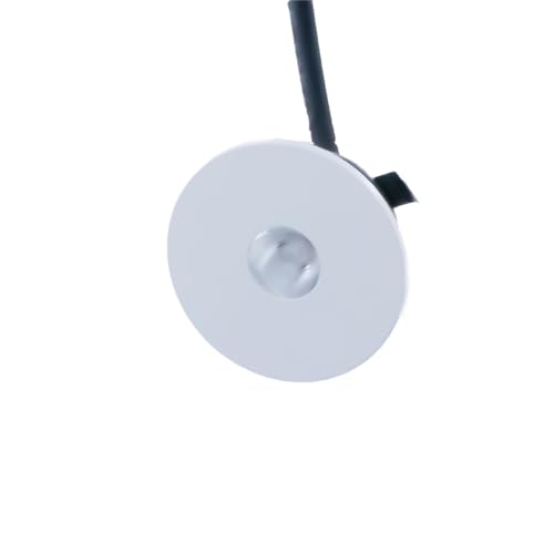 JOYINLED 2 Stück 1W Mini Einbaustrahler Warmweiß Klein Ausschnittlochmaß 3.0~3.5cm mit Trafo mini Spots für DIY Dipslay Kabinett Vitrine Belechtung von JOYINLED