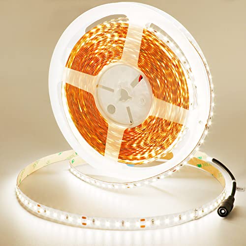 JOYLIT 24V LED Streifen 10M Natürliches Weiß 4000K 12800LM Sehr Hell, UL CE Profi CRI 90+ Selbstklebend Licht Band mit 1200LEDs 2835 Hoch Dichte 150W Weiss Light Strip für Wohnen, Gewerbe von JOYLIT