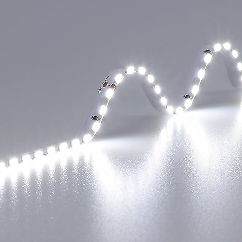 JOYLIT 24V LED Streifen 5M Side Glow, CE UL PRO 6000K Kaltweiss Strip Light Dimmbar 630 LEDs SMD 4020 8000LM 75W CRI 92+, Superhell Weiß IP20 LED Bande Selbstklebend für Vitrine, Theke, Display JOYLIT 24V LED Streifen 5M Side Glow, CE UL PRO 6000K Kaltweiss Strip Light Dimmbar 630 LEDs SMD 4020 8000LM 75W CRI 92+, Superhell Weiß IP20 LED Bande Selbstklebend für Vitrine, Theke, Display von JOYLIT
