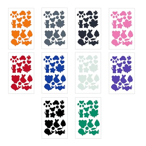 JOYOLA 10 Stück Daunenjacke Flicken Selbstklebend Stoff, Selbstklebend Stoff Reparatur Patch, Reparatur Patches Selbstklebende Verschiedene Größen und Formen für Jacken Zelte Regenschirm Schlafsack von JOYOLA