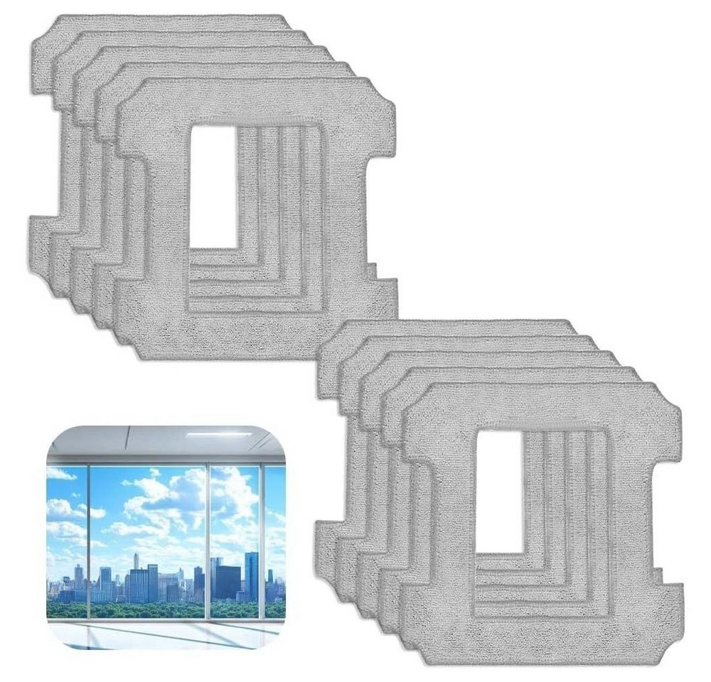 JOYOLEDER 10 Stück Reinigungstuch Ersatzteile kompatibel mit ECOVACS WINBOT Mikrofasertuch (26x26 cm, W2 PRO / W2 PRO Omni / W2 / W1 Pro / W1 Fensterputzroboter, 10-tlg., Reinigungstuch Zubehör Ersatz Wischtücher, Wiederverwendbar & Waschbar) JOYOLEDER 10 Stück Reinigungstuch Ersatzteile kompatibel mit ECOVACS WINBOT Mikrofasertuch (26x26 cm, W2 PRO / W2 PRO Omni / W2 / W1 Pro / W1 Fensterputzroboter, 10-tlg., Reinigungstuch Zubehör Ersatz Wischtücher, Wiederverwendbar & Waschbar) von JOYOLEDER