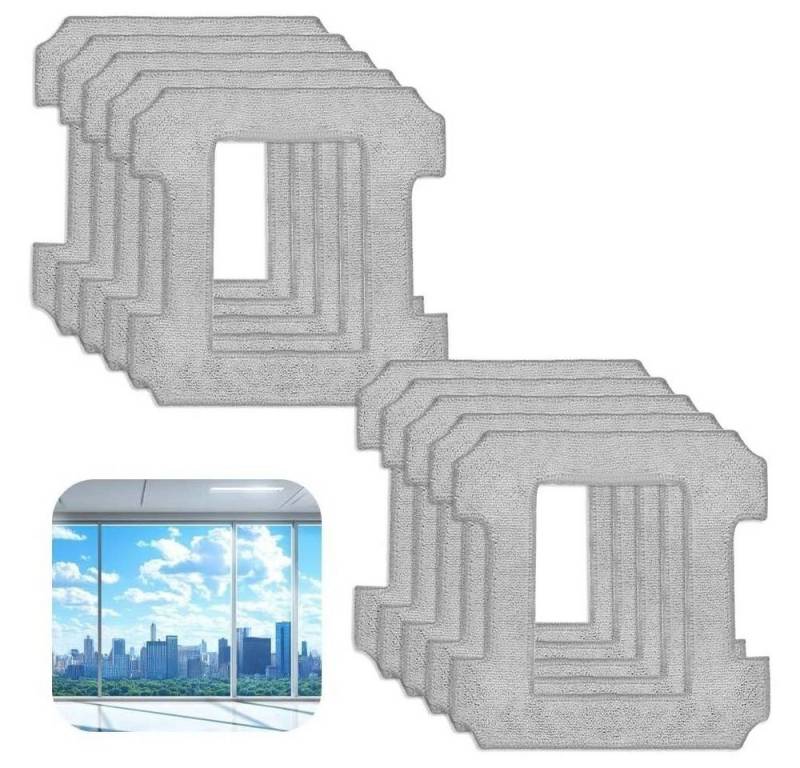 JOYOLEDER 10 Stück Reinigungstuch Ersatzteile kompatibel mit ECOVACS WINBOT Mikrofasertuch (26x26 cm, W2 PRO / W2 PRO Omni / W2 / W1 Pro / W1 Fensterputzroboter, 10-tlg., Reinigungstuch Zubehör Ersatz Wischtücher, Wiederverwendbar & Waschbar) JOYOLEDER 10 Stück Reinigungstuch Ersatzteile kompatibel mit ECOVACS WINBOT Mikrofasertuch (26x26 cm, W2 PRO / W2 PRO Omni / W2 / W1 Pro / W1 Fensterputzroboter, 10-tlg., Reinigungstuch Zubehör Ersatz Wischtücher, Wiederverwendbar & Waschbar) von JOYOLEDER