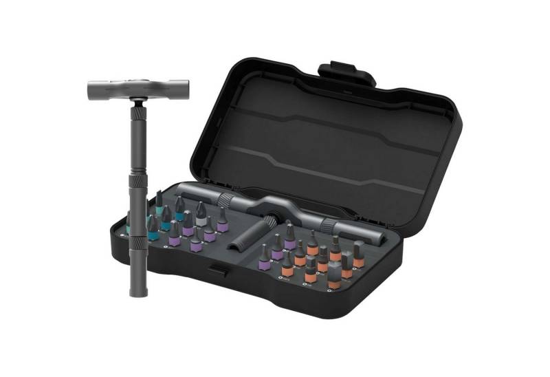 JOYOLEDER Bit-Set 24-in-1 Ratschenschraubendreher Set – Magnetic Screwdriver Set, mit S2-Bits, Abnehmbarer T-Ratschengriff, Feinmechaniker Werkzeug Satz, 24-St., für Möbel, Fahrrad, PC-Reparatur, Kompakt & Tragbar von JOYOLEDER