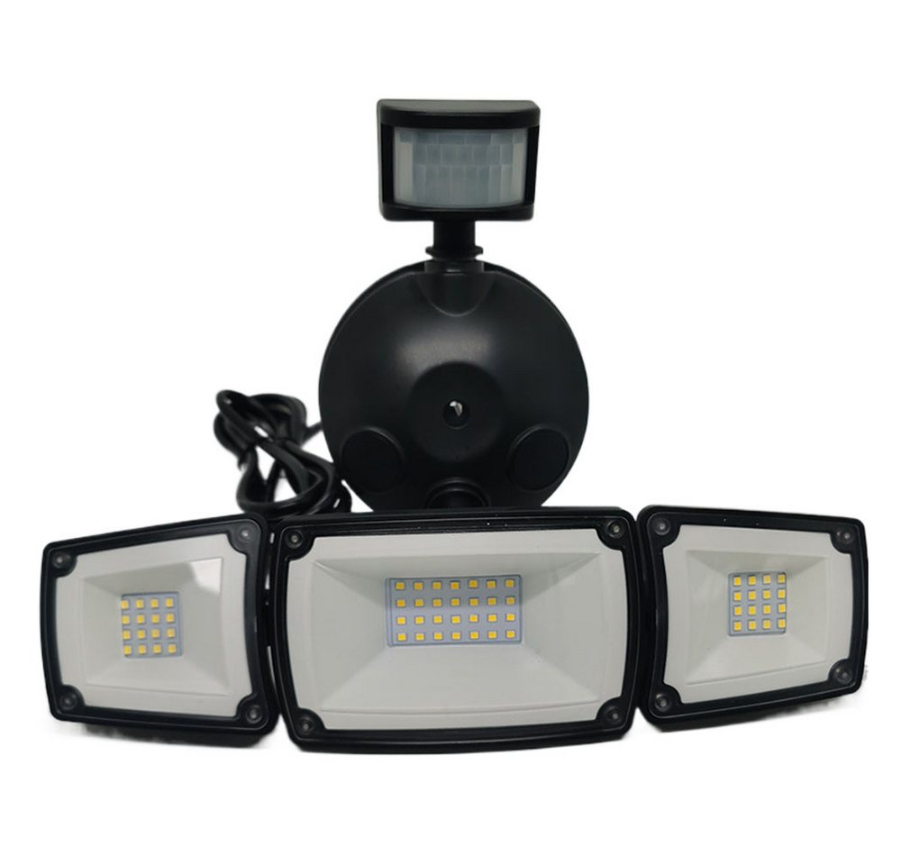 JOYOLEDER Flutlichtstrahler LED Flutlichtstrahler Flutlicht IP66 Wasserdicht 3 Köpfe Strahler, Mit Bewegungsmelder JOYOLEDER Flutlichtstrahler LED Flutlichtstrahler Flutlicht IP66 Wasserdicht 3 Köpfe Strahler, Mit Bewegungsmelder von JOYOLEDER
