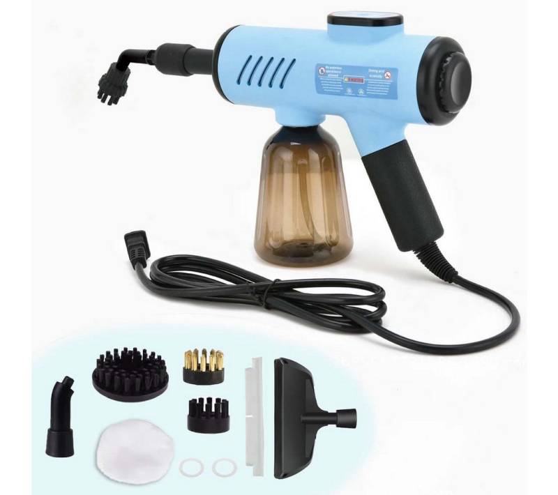 JOYOLEDER Handdampfreiniger Dampfreiniger 1200W Reinigungsdampfer 600ML Dampfreiniger Fenster, für Boden Polstermöbel Sofa Fenster Auto Fliesen Teppich von JOYOLEDER