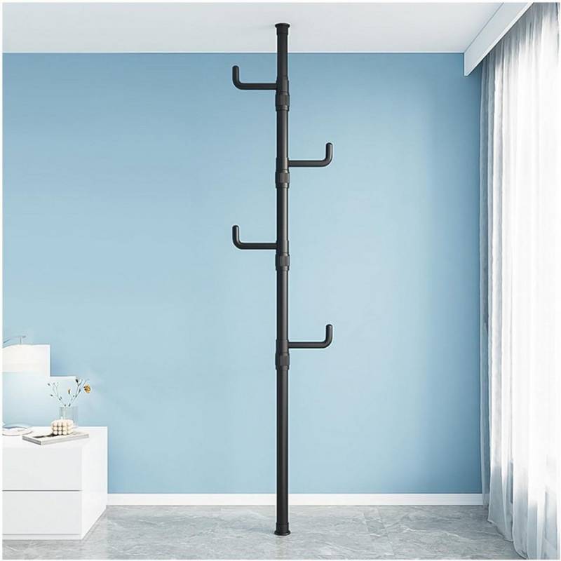 JOYOLEDER Kleiderständer Garderobenständer ausziehbar, 4/5 Haken, 110-310cm Verstellbarer, (Teleskop Kleiderständer stabil – Garderobe platzsparend, Metall, – Herrendiener Schlafzimmer – Flurgarderobe – Wäscheständer Balkon) JOYOLEDER Kleiderständer Garderobenständer ausziehbar, 4/5 Haken, 110-310cm Verstellbarer, (Teleskop Kleiderständer stabil – Garderobe platzsparend, Metall, – Herrendiener Schlafzimmer – Flurgarderobe – Wäscheständer Balkon) von JOYOLEDER