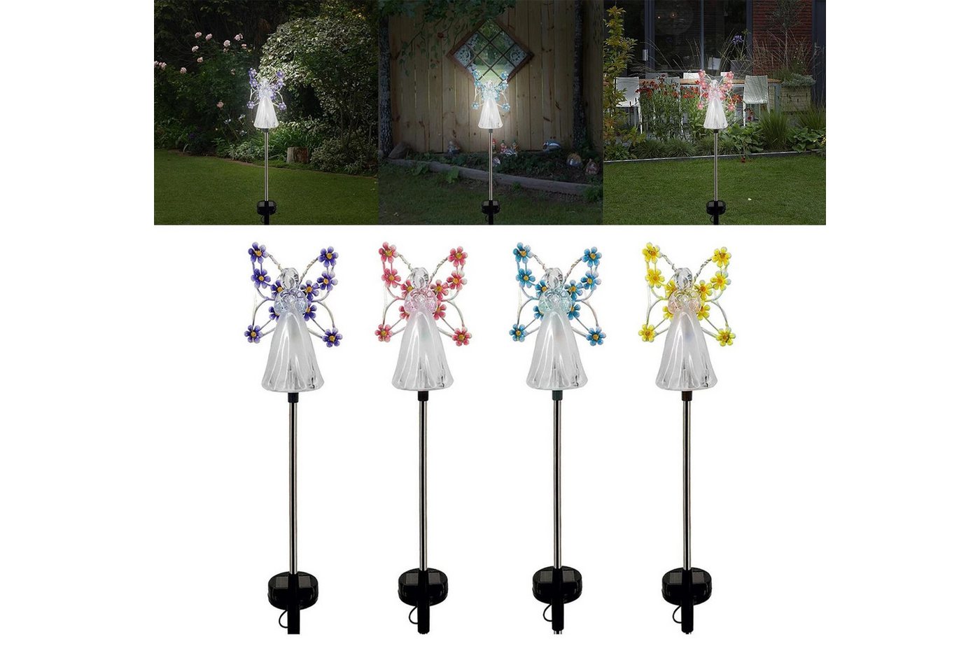 JOYOLEDER LED Dekolicht LED Solarleuchte 1/2 x LED Solarleuchte Außen Garten Solarlampe, Solar Gartenleuchte, Solarlicht Außen Gartenleuchte Solar Straßenlampe JOYOLEDER LED Dekolicht LED Solarleuchte 1/2 x LED Solarleuchte Außen Garten Solarlampe, Solar Gartenleuchte, Solarlicht Außen Gartenleuchte Solar Straßenlampe von JOYOLEDER