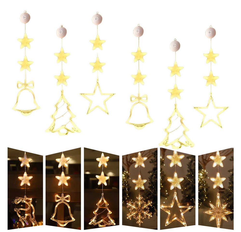 JOYOLEDER LED Fensterleuchter LED-Lichterkette Fenster Weihnachtslichterkette mit Saugnapf JOYOLEDER LED Fensterleuchter LED-Lichterkette Fenster Weihnachtslichterkette mit Saugnapf von JOYOLEDER