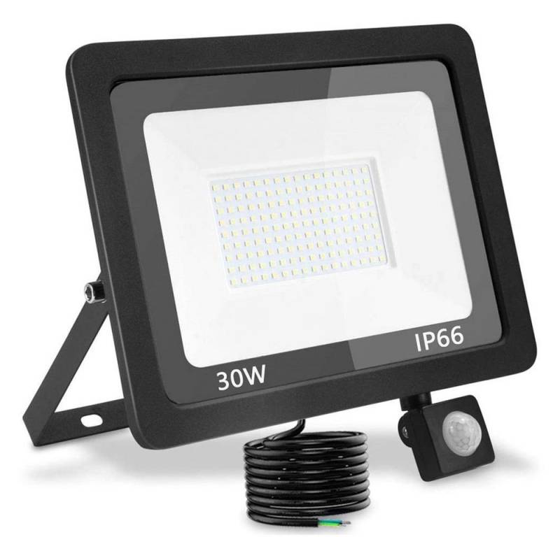 JOYOLEDER LED Flutlichtstrahler Flutlicht LED Wasserdicht Strahler Mit Bewegungsmelder, 30W 50W 100W von JOYOLEDER