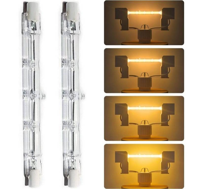 JOYOLEDER LED-Leuchtmittel R7s LED-Halogenlampe Glühbirne, 78mm 118mm, R7s, Warmweiß, 4 St. von JOYOLEDER
