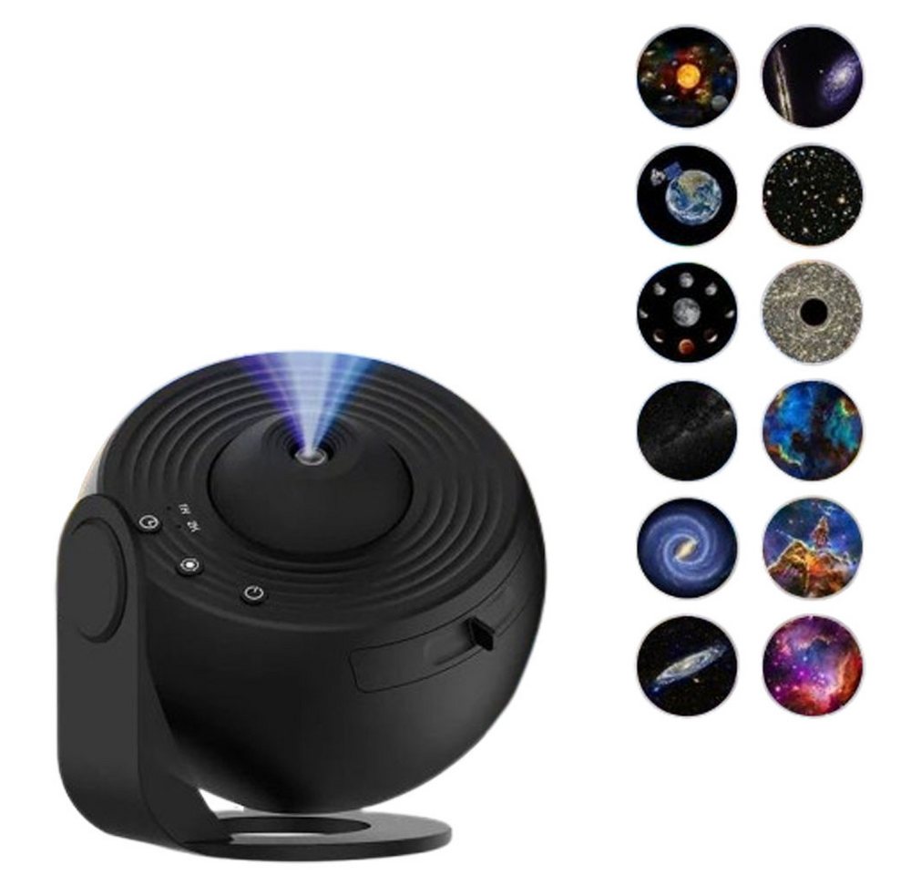 JOYOLEDER LED-Sternenhimmel Planetarium Sternenhimmel Projektor, 13 Planeten Discs, Galaxy Projektor Lampe Sternenhimmel, Valentinstag Geschenk von JOYOLEDER