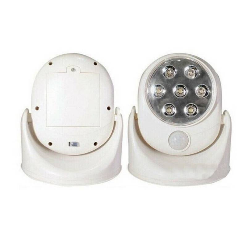 JOYOLEDER LED Wandleuchte 360° Rotierender SAFE-LIGHT Sicherheitslicht Multifunktionslicht, Flutlicht mit Bewegungsmelder von JOYOLEDER