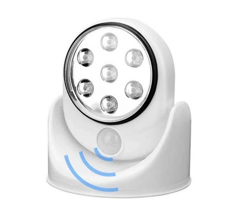 JOYOLEDER LED Wandleuchte Spot LED Strahler mit Bewegungsmelder PIR, 360° Rotation LED Strahler, Lampe mit Bewegungsmelder Batteriebetriebe von JOYOLEDER