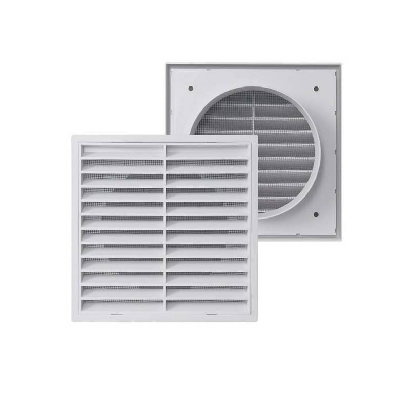 JOYOLEDER Lüftungsgitter Abluftgitter, Belüftungsgitter mit Insektenschutzgitter Luftgitter (Lamellengitter Abzugsgitter) von JOYOLEDER