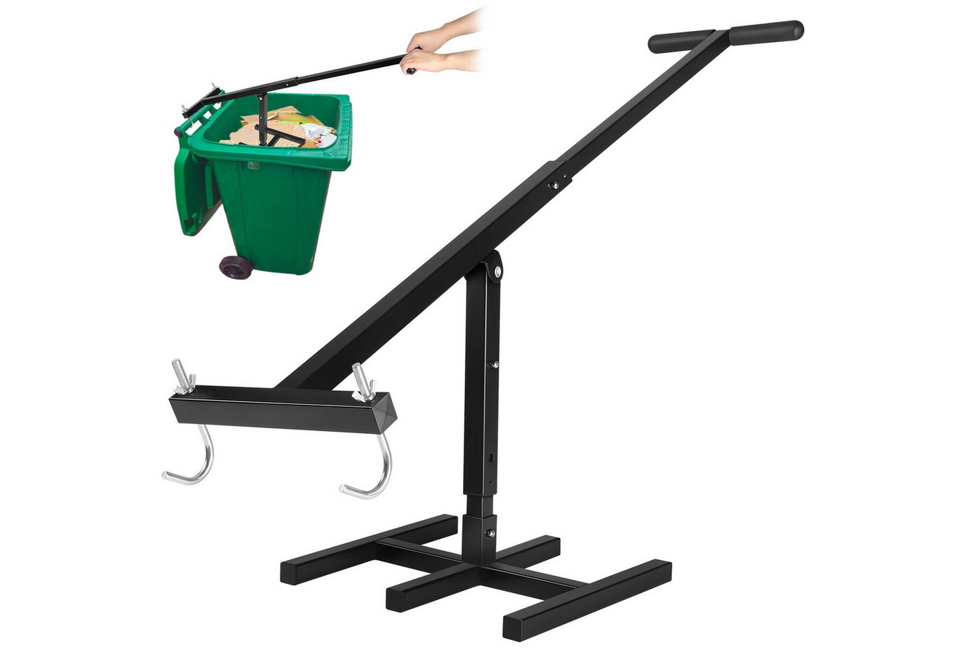 JOYOLEDER Mülltrennsystem Manuelle Müllpresse, Müllverdichter für 120L-360L Mülltonne, Komprimiert Haushalts-, Küchen- und Gartenabfälle, Schwarz JOYOLEDER Mülltrennsystem Manuelle Müllpresse, Müllverdichter für 120L-360L Mülltonne, Komprimiert Haushalts-, Küchen- und Gartenabfälle, Schwarz von JOYOLEDER