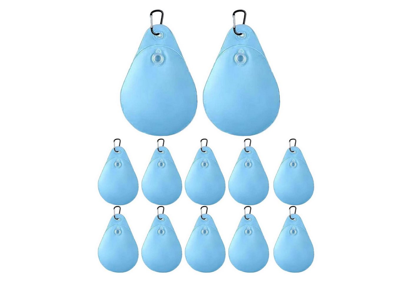 JOYOLEDER Pool-Abdeckplane 12 Stück Poolabdeckung Gewichte Wassersack, Wassersack (für Poolabdeckung, Pool Wandtaschen, Winter Pool Abdeckplane, 12-St., Beschwerungssack mit Haken, PVC Verdickt Hängetasche), für Schwimmbadabdeckung JOYOLEDER Pool-Abdeckplane 12 Stück Poolabdeckung Gewichte Wassersack, Wassersack (für Poolabdeckung, Pool Wandtaschen, Winter Pool Abdeckplane, 12-St., Beschwerungssack mit Haken, PVC Verdickt Hängetasche), für Schwimmbadabdeckung von JOYOLEDER
