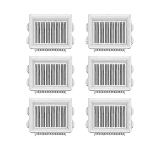 JOYSOG Ersatz-Hauptrollbürste/HEPA-Filter für Roborock A20/A20 Pro/Flexi Pro Roboter-Staubsauger-Teile, Zubehör (6 x HEPA-Filter) von JOYSOG