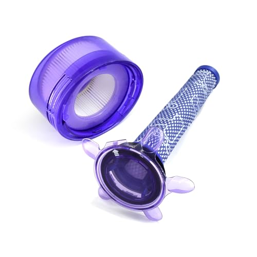 JOYSOG Filter-Set für Dyson V8 Focus Matratzen-Vakuumfilter, Vorfilter/HEPA-Filterelement hinten (Vorfilter + HEPA-Filterelement hinten) von JOYSOG