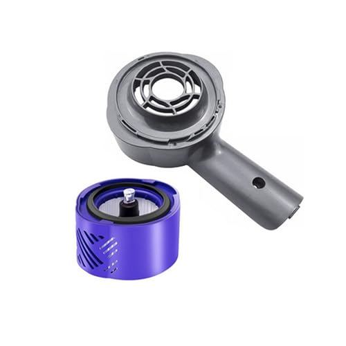 Staubsauger-Ersatz-Motor-Heckabdeckung/HEPA-Vorfilter/HEPA-Nachfilter für Dyson V6 DC58 DC59 DC61 DC62 DC74 (1 x Motor-Heckabdeckung + 1 x Nachfilter) von JOYSOG