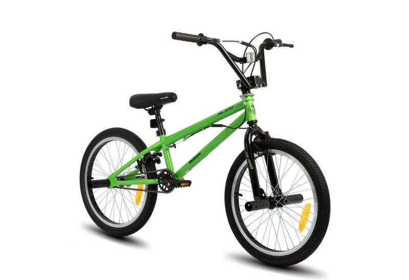 HILAND Kinderfahrrad Redeem 20 Zoll 3 Multiple Speichen BMX für Jungen ab 7-10 Jahre, 1 Gang, Reflektorplatte, Single Speed, 4 Pegs von HILAND