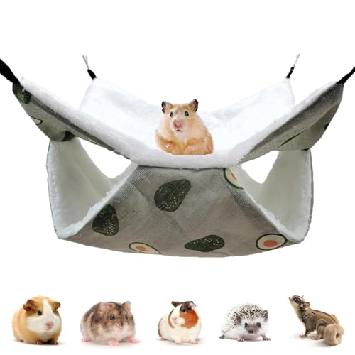 JOZMMZEOOA Doppelschicht Meerschweinchen Avocado Hängematte Handgenäht 34CM x 34CM Hängematte Heerschweinchen Frei Verstellbar für Ausruhen Zubehör Rutschfestes Design für Kaninchen Meerschweinchen JOZMMZEOOA Doppelschicht Meerschweinchen Avocado Hängematte Handgenäht 34CM x 34CM Hängematte Heerschweinchen Frei Verstellbar für Ausruhen Zubehör Rutschfestes Design für Kaninchen Meerschweinchen von JOZMMZEOOA