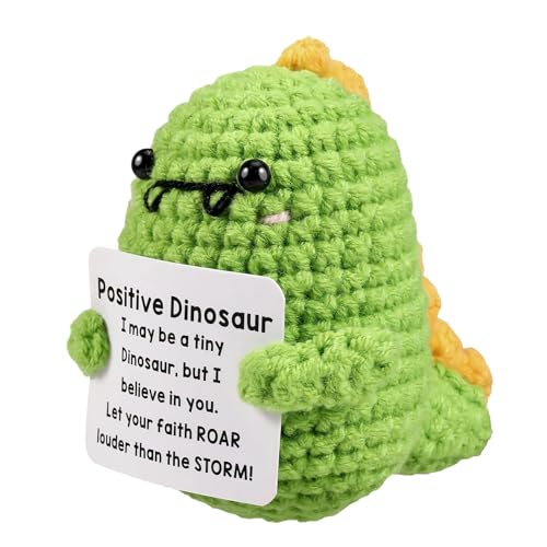 JOZMMZEOOA Pocket Hug Dinosaurier Glücksbringer,Positive Geschenke Emotional Support Unterstützung Doll Häkeln Niedlich Posotive Energiepuppe Mutmacher Geschenk,Gute Besserung Geschenke(Dinosaurier) JOZMMZEOOA Pocket Hug Dinosaurier Glücksbringer,Positive Geschenke Emotional Support Unterstützung Doll Häkeln Niedlich Posotive Energiepuppe Mutmacher Geschenk,Gute Besserung Geschenke(Dinosaurier) von JOZMMZEOOA