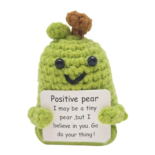 JOZMMZEOOA Pocket Hug Glücksbringer,Positive Geschenke Birne Emotionale Support Unterstützung Doll Häkeln Niedlich Posotive Energiepuppe Mutmacher Geschenk,für Gute Besserung Geschenke(Grüne Birne) JOZMMZEOOA Pocket Hug Glücksbringer,Positive Geschenke Birne Emotionale Support Unterstützung Doll Häkeln Niedlich Posotive Energiepuppe Mutmacher Geschenk,für Gute Besserung Geschenke(Grüne Birne) von JOZMMZEOOA