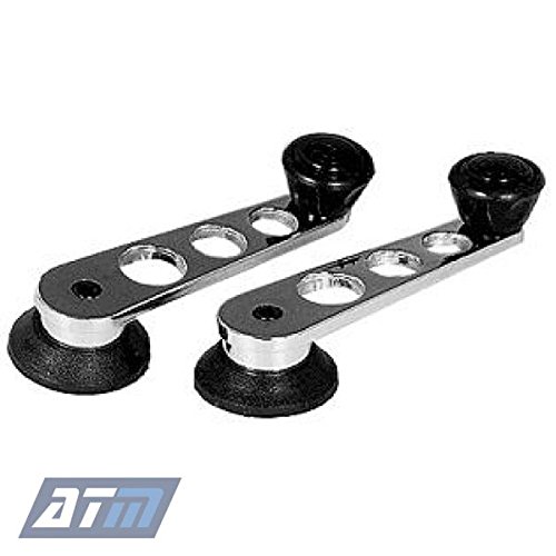 ATM ATM20979 Fensterkurbel Chrom/Schwarz von JP GROUP