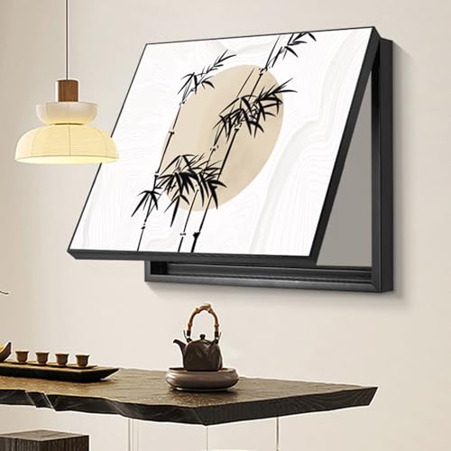 JPDEDIAN Abdeckung des Stromzählers Stromzählerkasten Dekorative Malerei Stromzähler Box Abdeckung Retro Heimdekoration Versteckte Zählerkastenabdeckung(Color:Style 17,Size:40x30cm) von JPDEDIAN