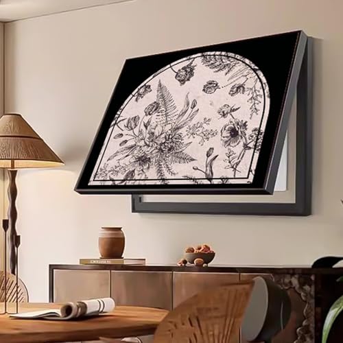 JPDEDIAN Abdeckung des Stromzählers Stromzählerkasten Dekorative Malerei Stromzähler Box Abdeckung Retro Heimdekoration Versteckte Zählerkastenabdeckung(Color:Style 22,Size:50x40cm) von JPDEDIAN