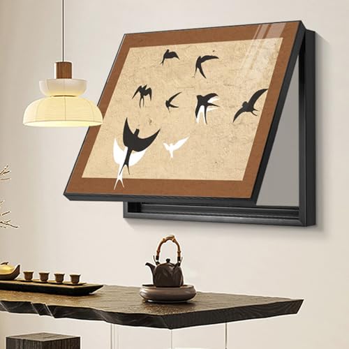 JPDEDIAN Abdeckung des Stromzählers Stromzählerkasten Dekorative Malerei Stromzähler Box Abdeckung Retro Heimdekoration Versteckte Zählerkastenabdeckung(Color:Style 3,Size:40x30cm) von JPDEDIAN