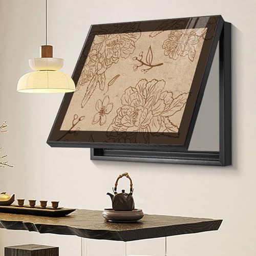 JPDEDIAN Abdeckung des Stromzählers Stromzählerkasten Dekorative Malerei Stromzähler Box Abdeckung Retro Heimdekoration Versteckte Zählerkastenabdeckung(Color:Style 5,Size:55x45cm) von JPDEDIAN