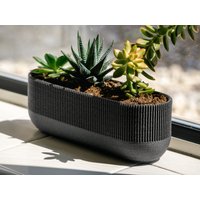 Moderner Trio-Blumentopf Mit Drainagelöchern, Tropfschale, Mehrere Farben, 3D Gedruckt von JPDesignsOfficial