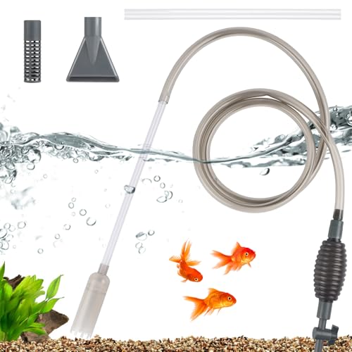 JPGhaha 8 X Aquarium Sauger Aquarium Reiniger 3-in-1 Fisch Tank Kiesfilter Einstellbare Durchflussregelung Aquarium Kies Reiniger Niedriger Wasserstand für Aquarien unterschiedlicher Größe JPGhaha 8 X Aquarium Sauger Aquarium Reiniger 3-in-1 Fisch Tank Kiesfilter Einstellbare Durchflussregelung Aquarium Kies Reiniger Niedriger Wasserstand für Aquarien unterschiedlicher Größe von JPGhaha