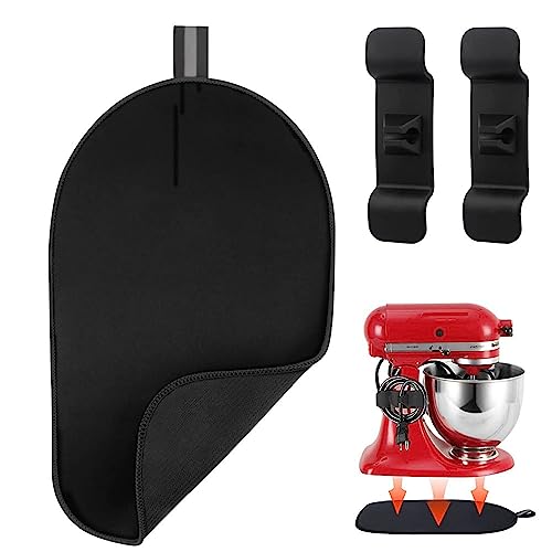 JPGhaha Zubehör Set für kitchen aid Gleitbrett Kaffeevollautomat Küchen Zubehör Gleitbrett mit 2 Schwarz Kabelaufwickler Home Gadgets Kabel Organizer von JPGhaha