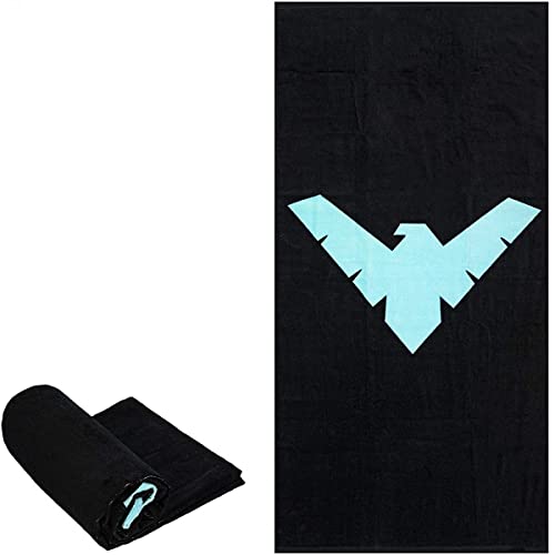 Strandtuch – Batman Nightwing – Übergroß 147,3 x 71,1 cm – für Pool, Bad, Yoga, Fitnessstudio, Reisen, Camping, Strandwagen und Strandstühle von JPI