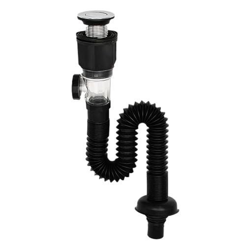 Ablaufschlauch für Waschbecken – Set für Waschbecken im Badezimmer, ausziehbares Zubehör für die Reinigung von WC, Küche, Badewanne und Dusche Ablaufschlauch für Waschbecken – Set für Waschbecken im Badezimmer, ausziehbares Zubehör für die Reinigung von WC, Küche, Badewanne und Dusche von JPSDOWS