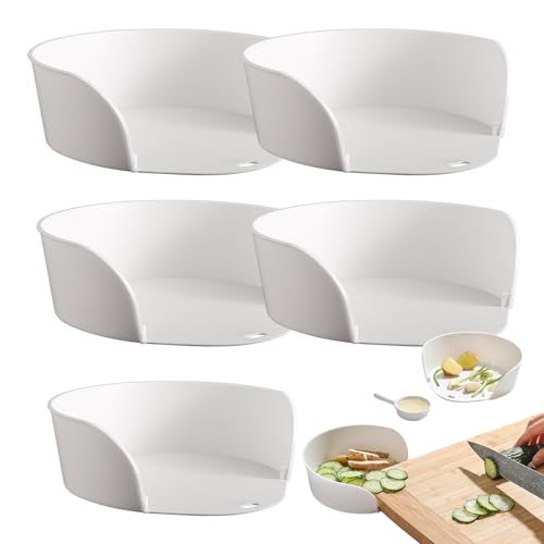 Behälter für Mahlzeiten | Servierschalen mit integriertem Schneidebrett | Set 5 Stück Küchenzubehör für Geschirr Dessert Snacks Aufbewahrung Behälter für Mahlzeiten | Servierschalen mit integriertem Schneidebrett | Set 5 Stück Küchenzubehör für Geschirr Dessert Snacks Aufbewahrung von JPSDOWS